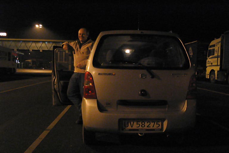 [ Kim og Suzuki ved Stena Line, Frederikshavn ]