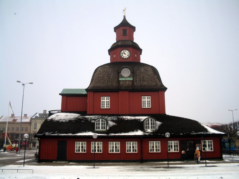 [ Det gamle rådhus i Lidköping ]