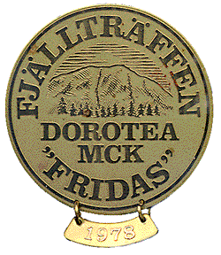 [ Plakette fra Fjällträffen i Dorotea 1978 ]