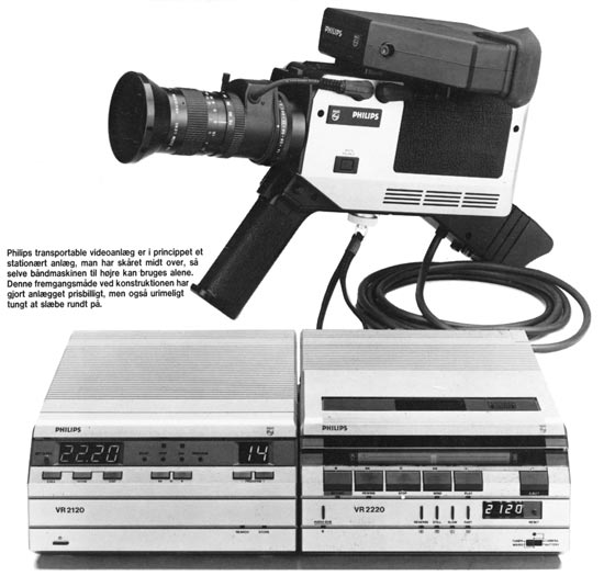 [ Philips transportable videoanlæg ]