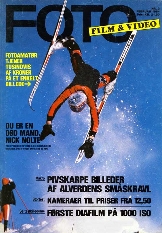 [ Forside fra bladet FOTO, FILM & VIDEO nr.2, februar 1984 ]