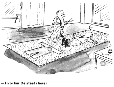 [ Skr&aelig;dder og kunde ]