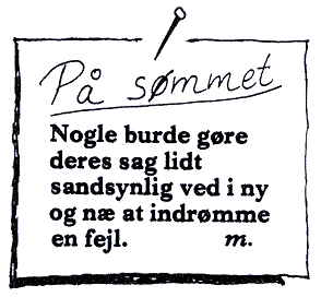 [ P&aring; s&oslash;mmet ]