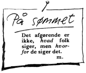 [ P&aring; s&oslash;mmet ]