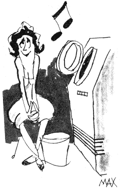 [ Vaskemaskine med sk&aring;neprogram ]